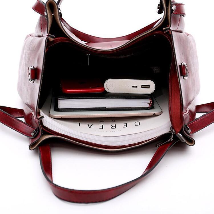 Gilda - Conjunto de Bolsos de Cuero 4pzs