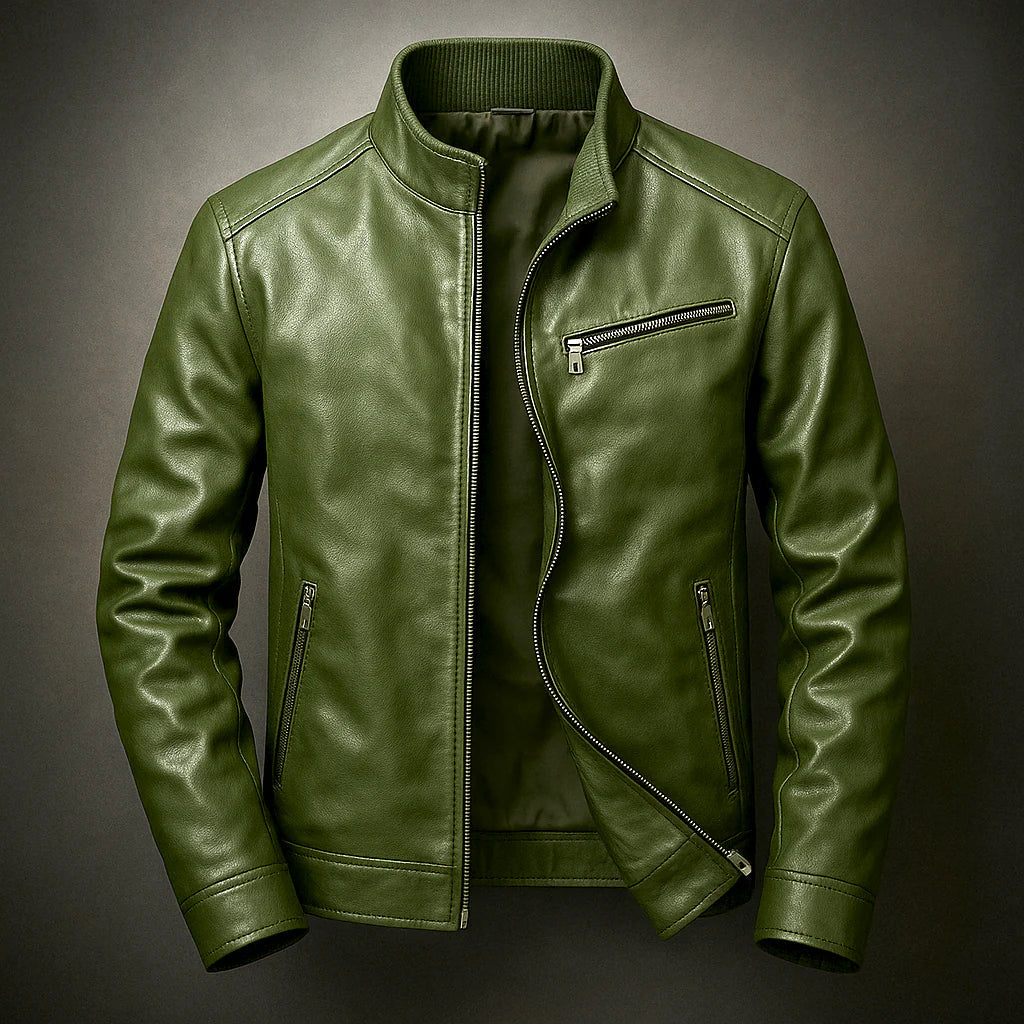 Mathieu - Chaqueta Premium de Piel Natural