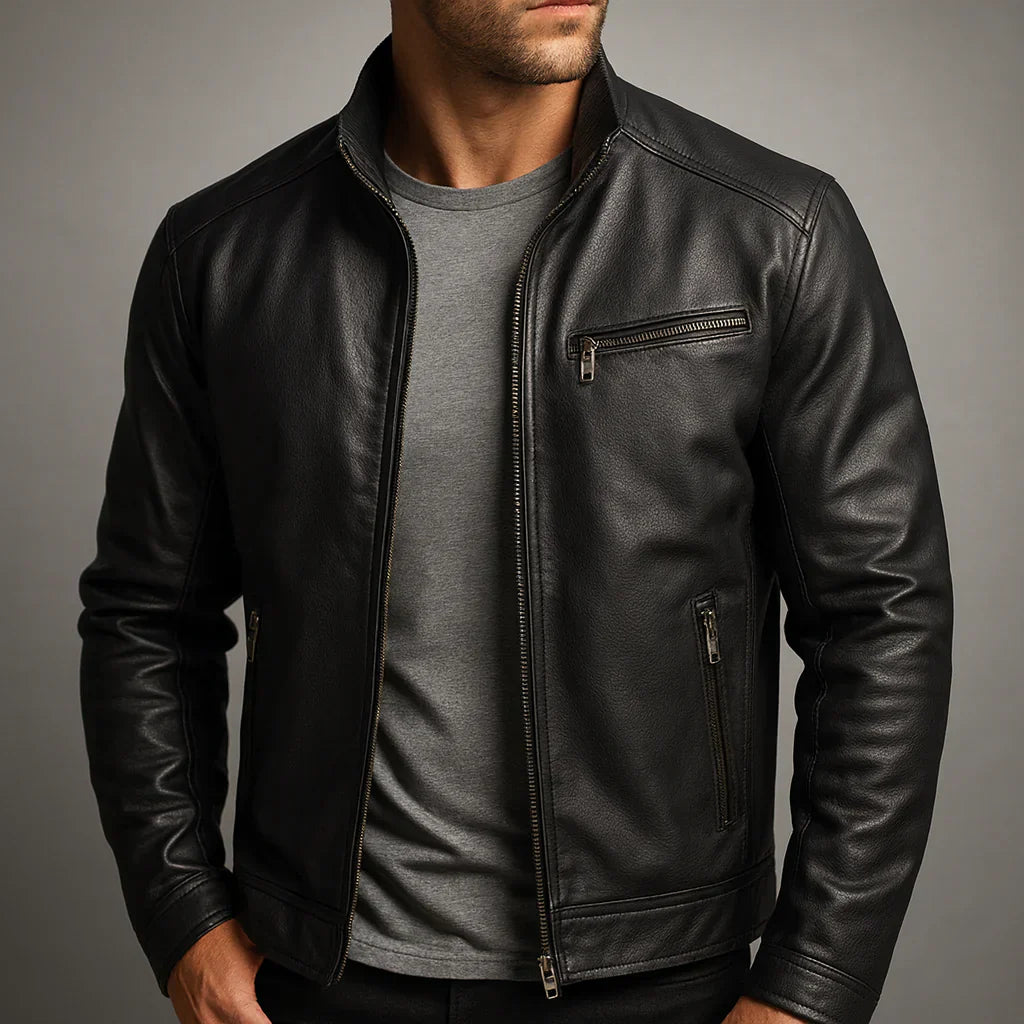 Mathieu - Chaqueta Premium de Piel Natural