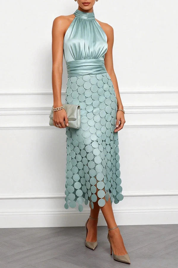 Antonia - Vestido de Noche Ajustado con Elegantes Escamas