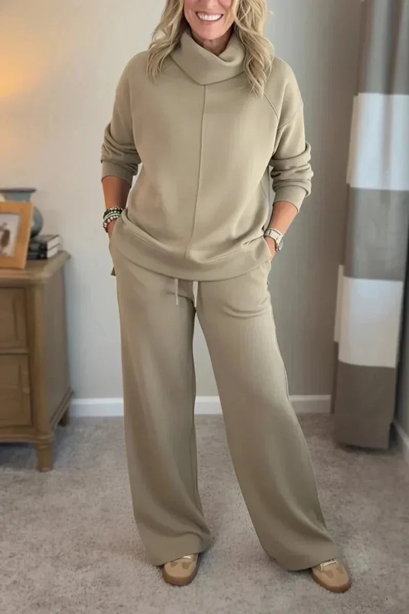 Petia - Ensemble Complet Pull et Pantalon Décontracté