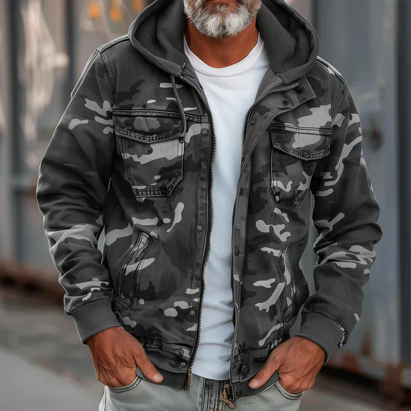 Gilbert - Chaqueta Con Capucha Estilo Militar