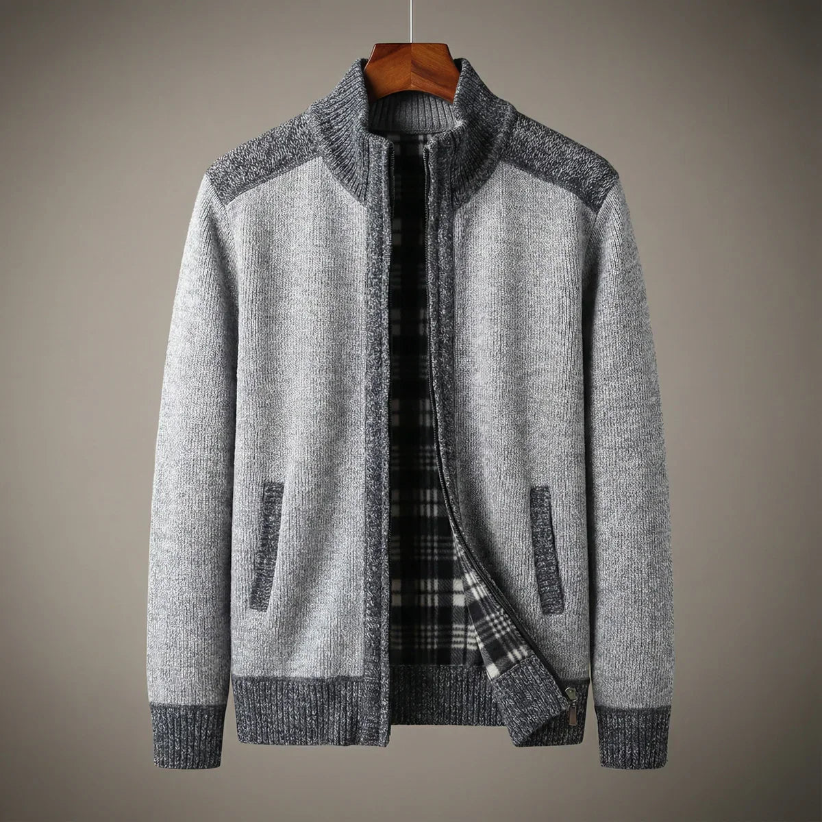 Timothé - Gilet Zippé en Maille d'Exception