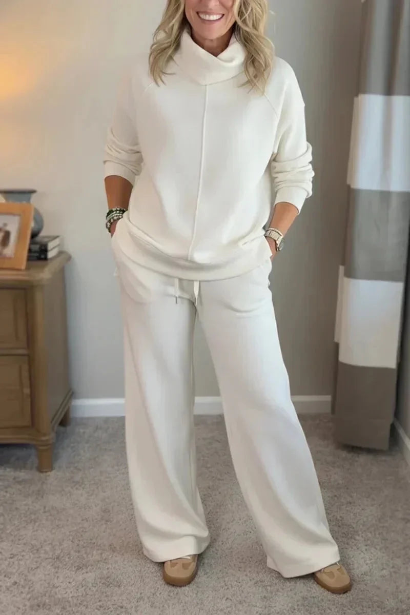 Petia - Ensemble Complet Pull et Pantalon Décontracté