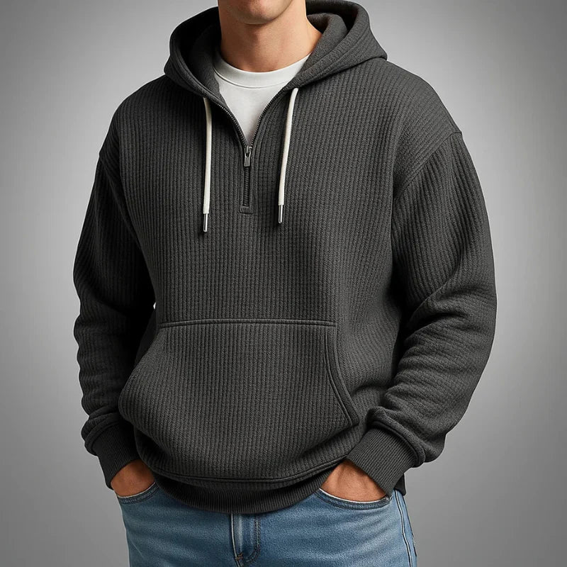 Mihran - Sweat à Capuche en Coton Gaufré