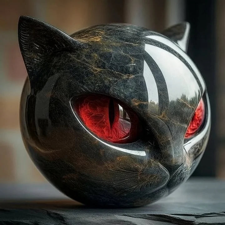 Cateye™ - Mystická Socha Mačacej Hlavy