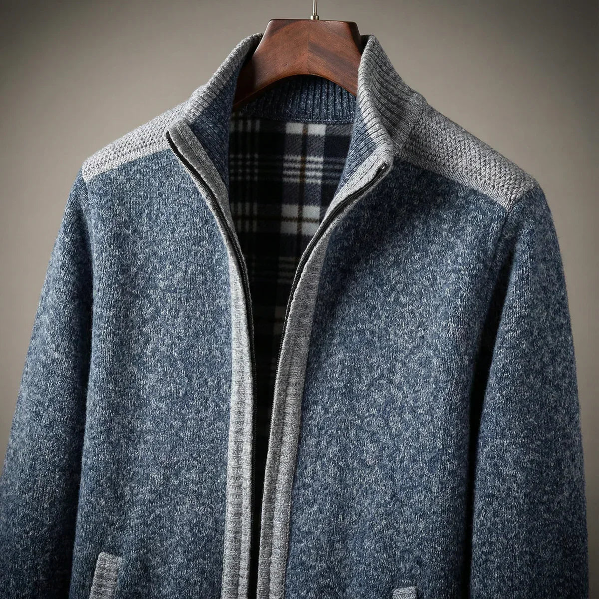 Timothé - Gilet Zippé en Maille d'Exception