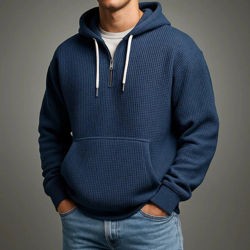 Mihran - Sweat à Capuche en Coton Gaufré