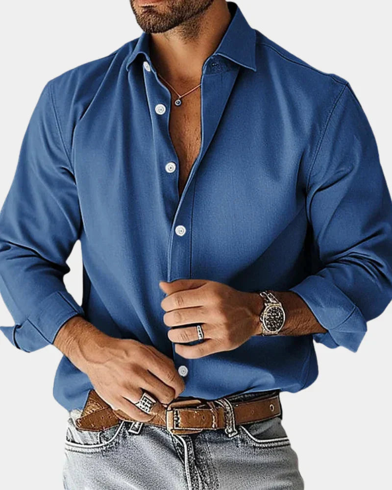 Dave - Camisa de Algodón de Alta Calidad