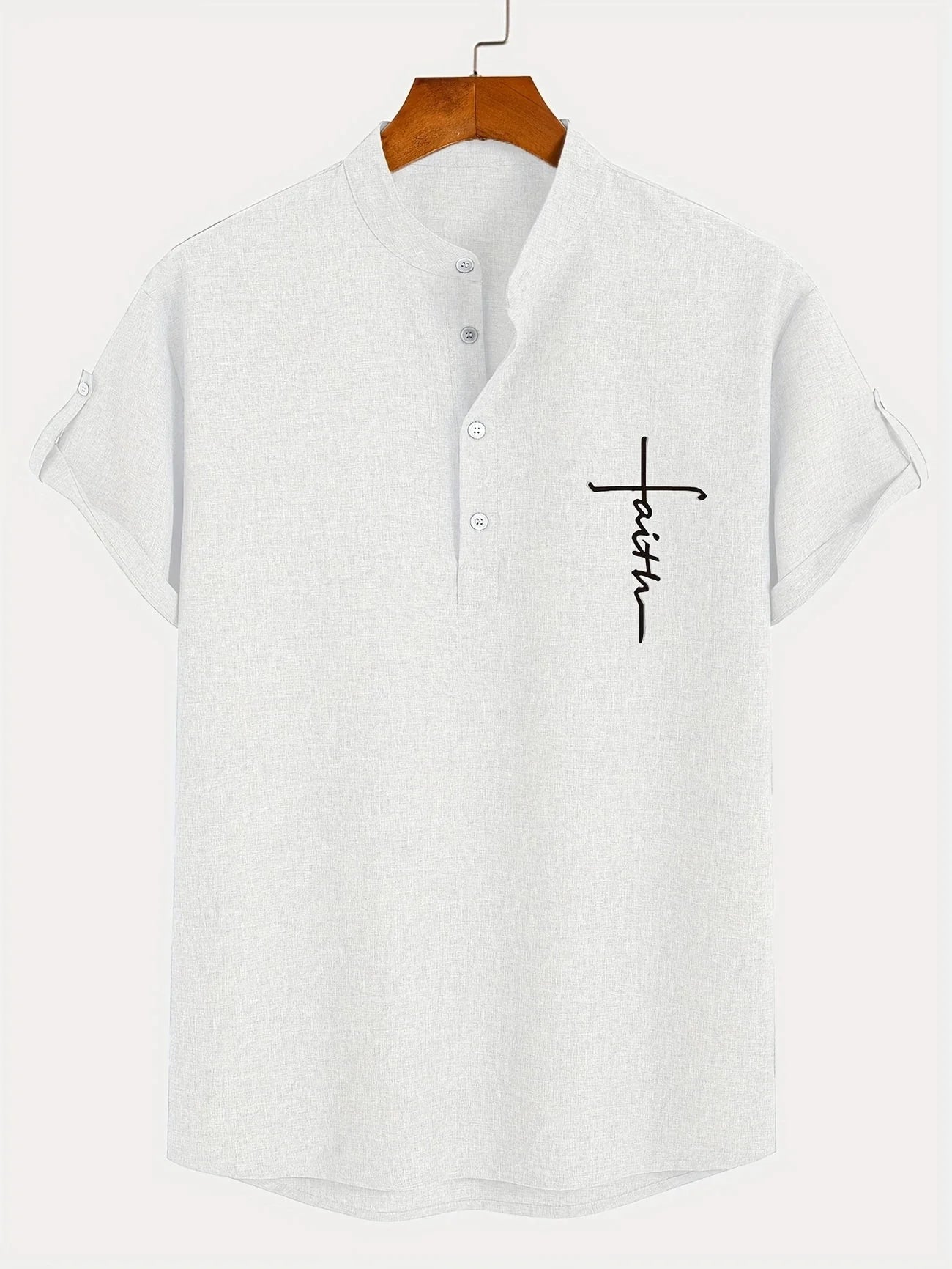 Cristiano - Camisa de Manga Corta "Faith" para Hombre