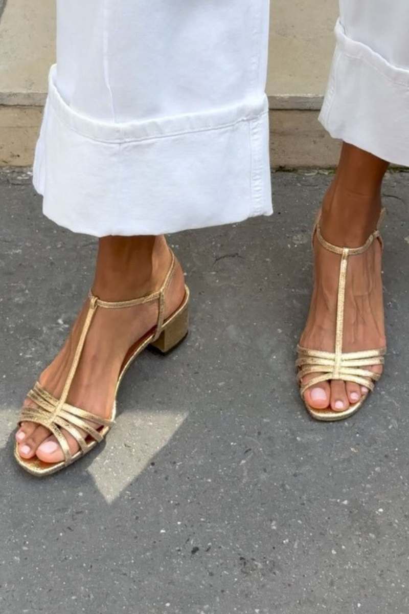 Ysaline - Sandalias Bajas Refinadas Femeninas