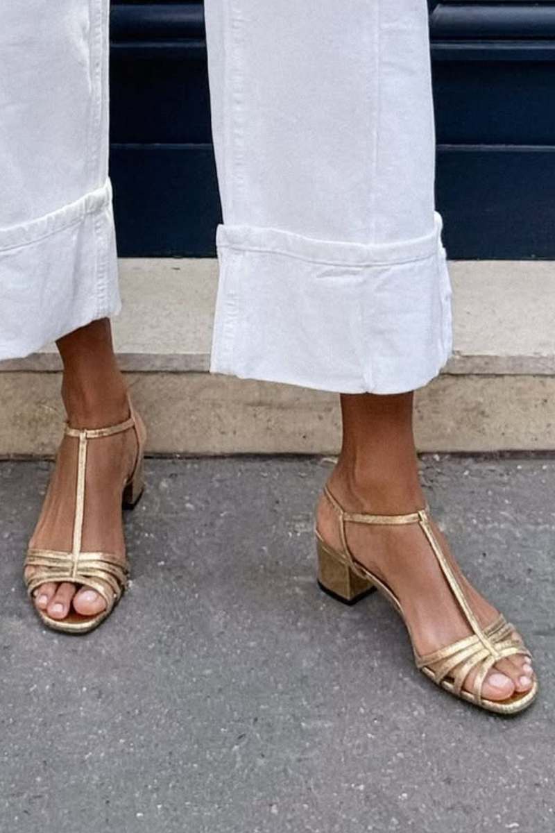 Ysaline - Sandalias Bajas Refinadas Femeninas