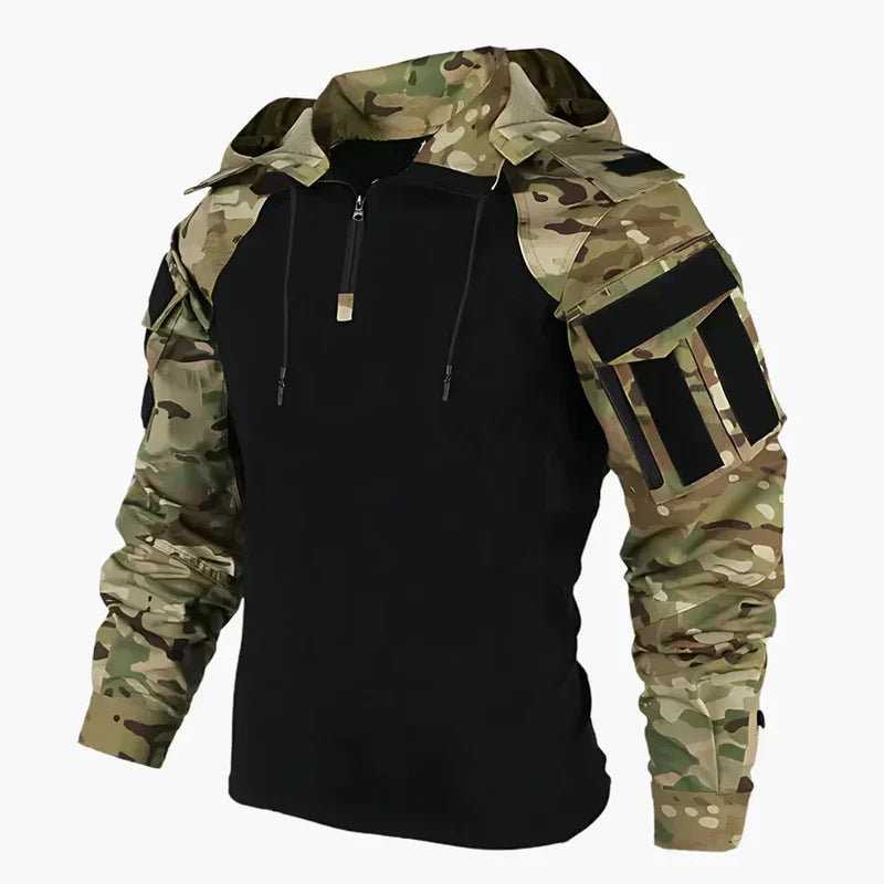 Zyad - Sudadera Impermeable Táctica Multifuncional