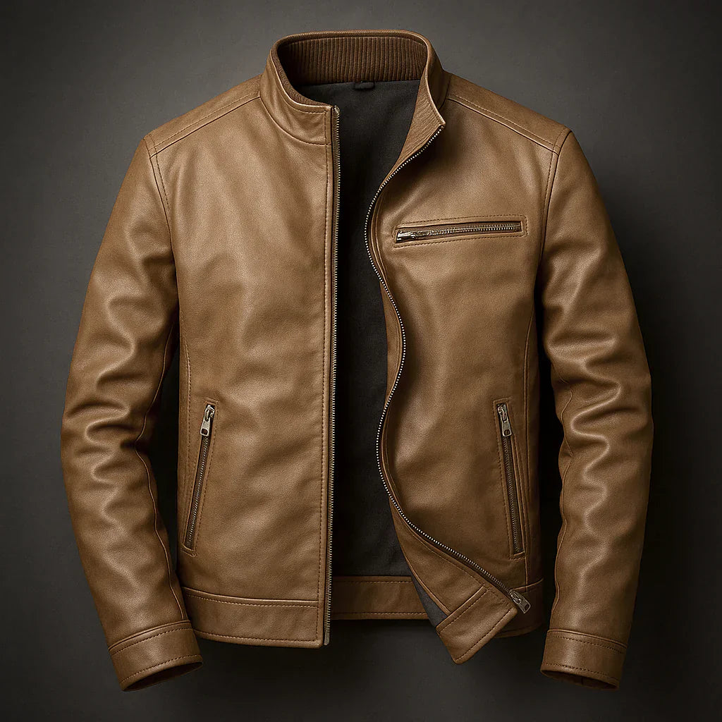 Mathieu - Chaqueta Premium de Piel Natural