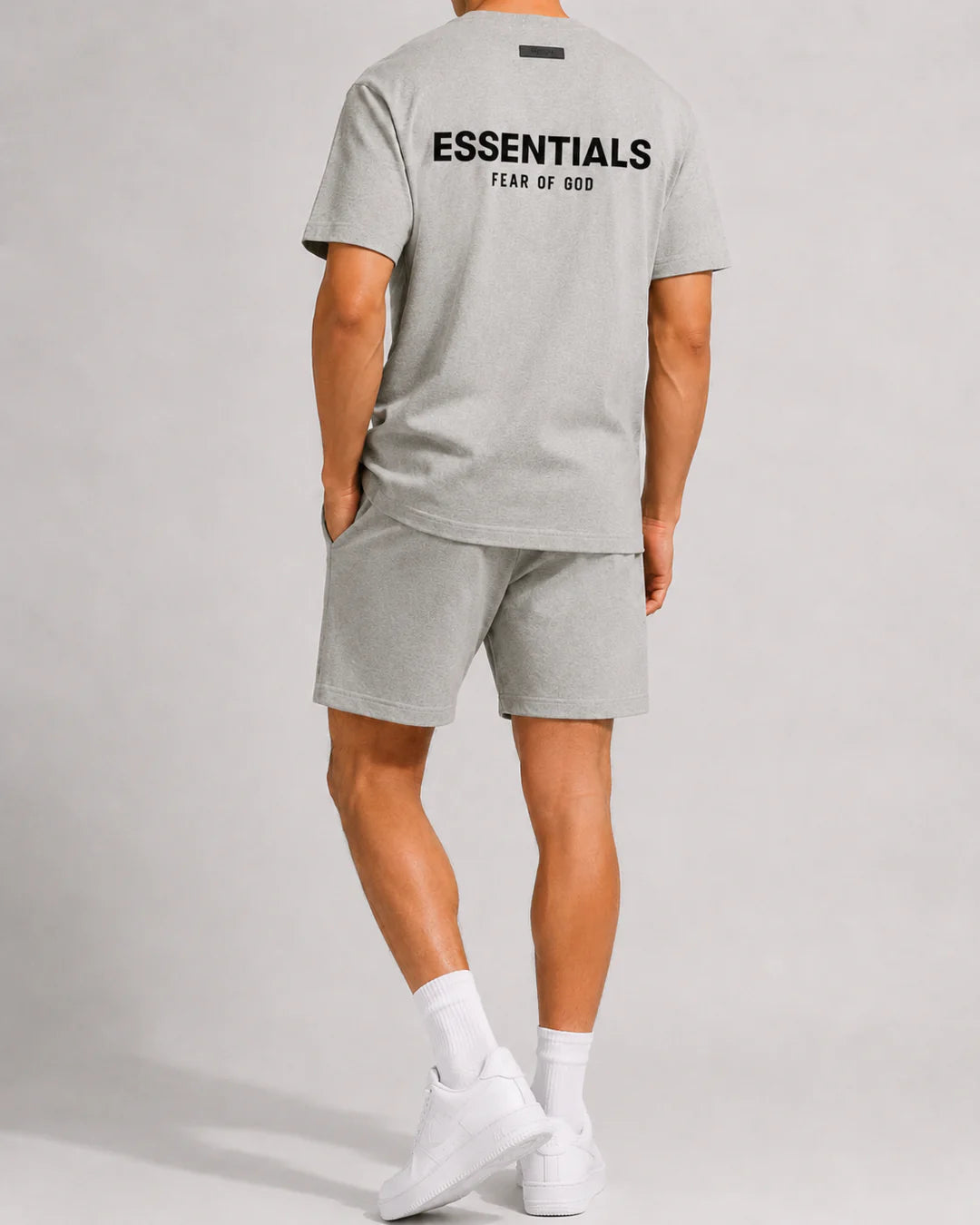 Essam - Conjunto Casual Camiseta y Shorts de Algodón