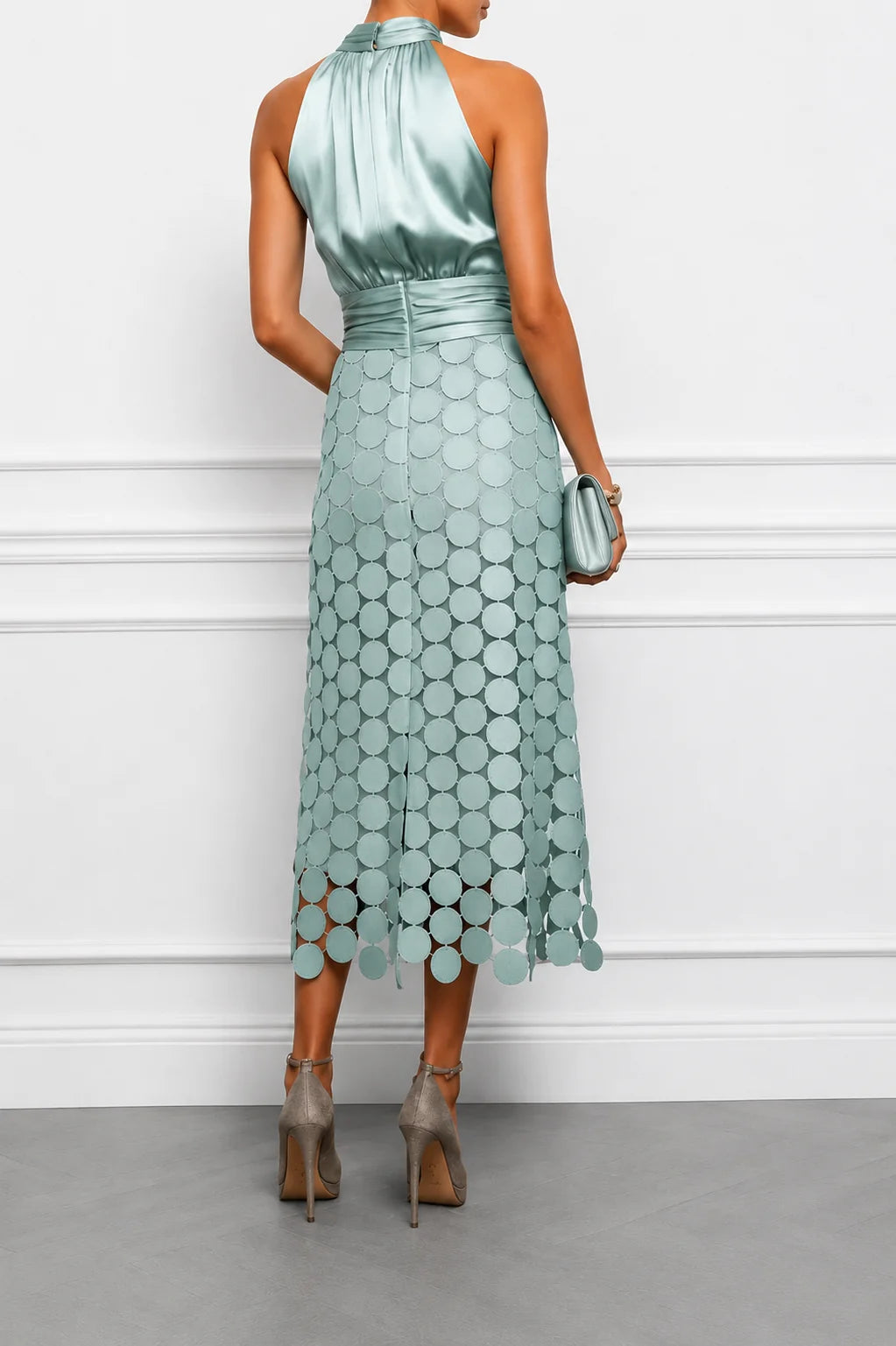 Antonia - Vestido de Noche Ajustado con Elegantes Escamas