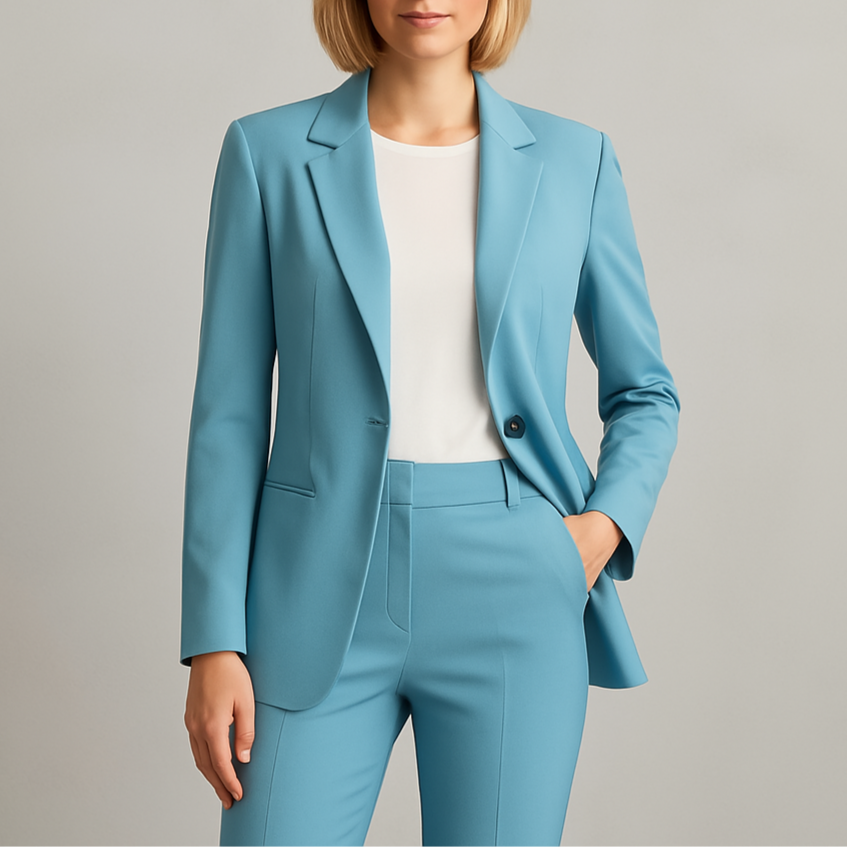 Victoria - Conjunto Elegante Traje Chaqueta Y Pantalón