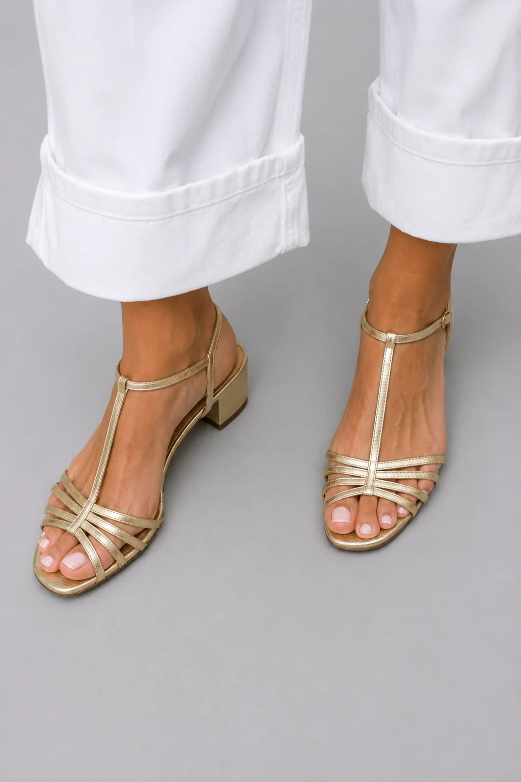 Ysaline - Sandalias Bajas Refinadas Femeninas