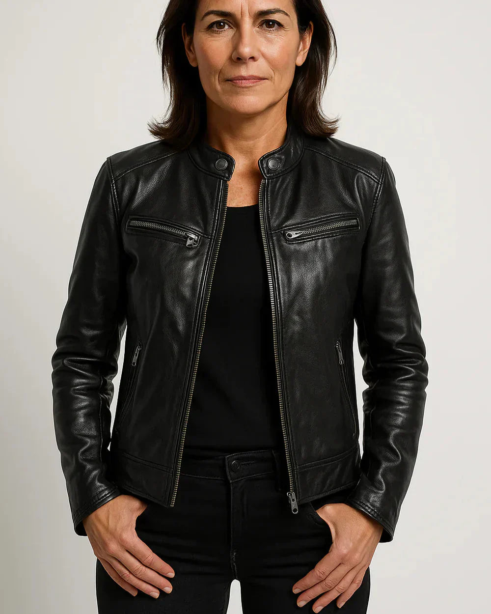 Edmond - Chaqueta de Cuero Atemporal