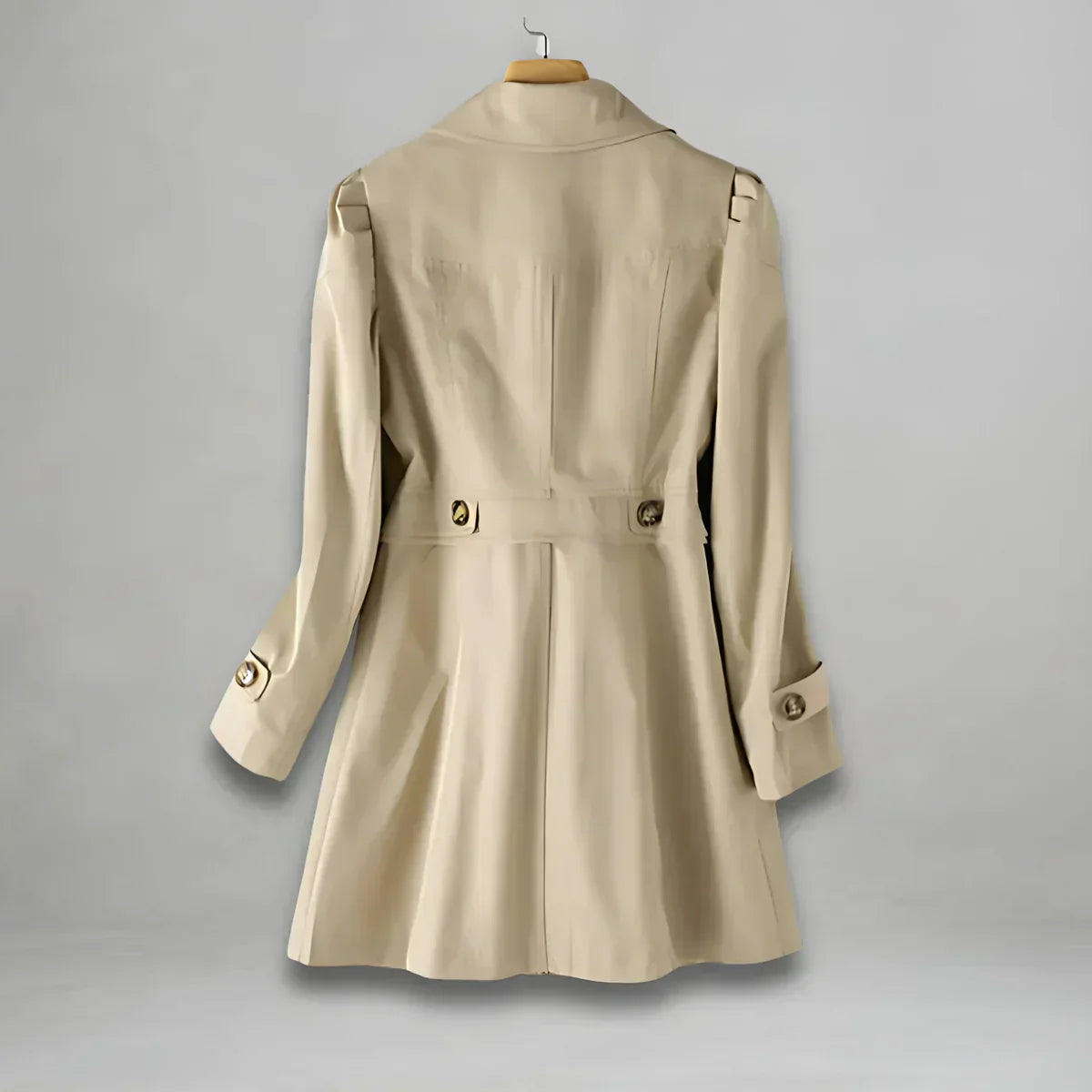 Elisenda - Klasický Esenciální Středně Dlouhý Trenchcoat