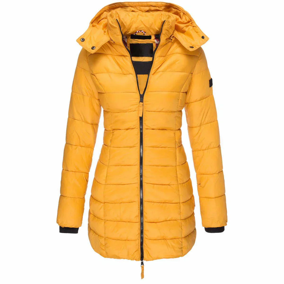 Noéline - Manteau à Capuche Hivernal Matelassé