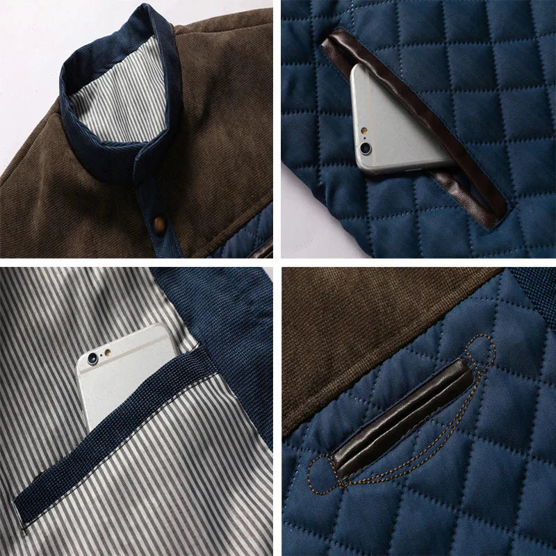 Adrien - Chaqueta de Alta Calidad Bimaterial