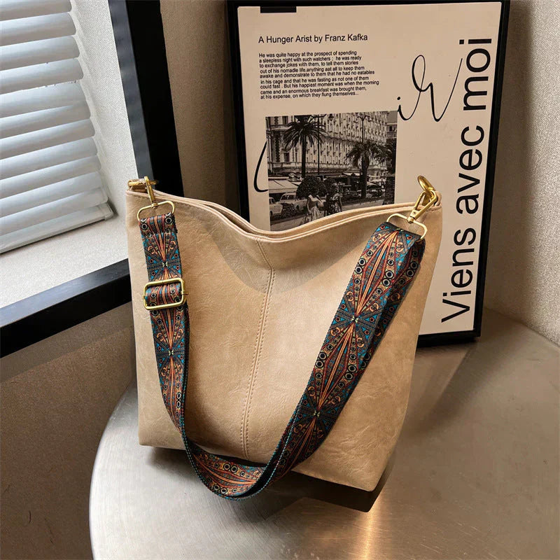 Nasira - Sac Cabas Vintage en Cuir Premium