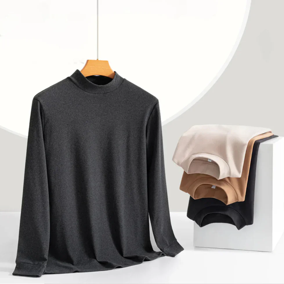 Bono - T Shirt à Manches Longues de Qualité Supérieure Homme