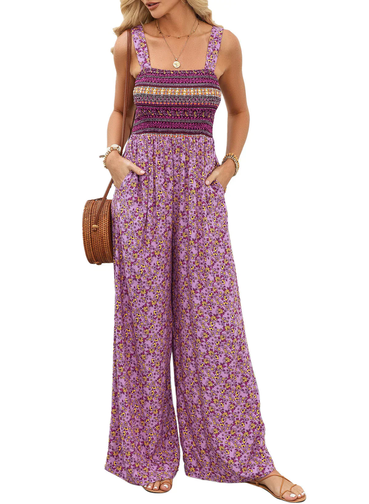 Emilda - Let og Luftig Sommer Jumpsuit