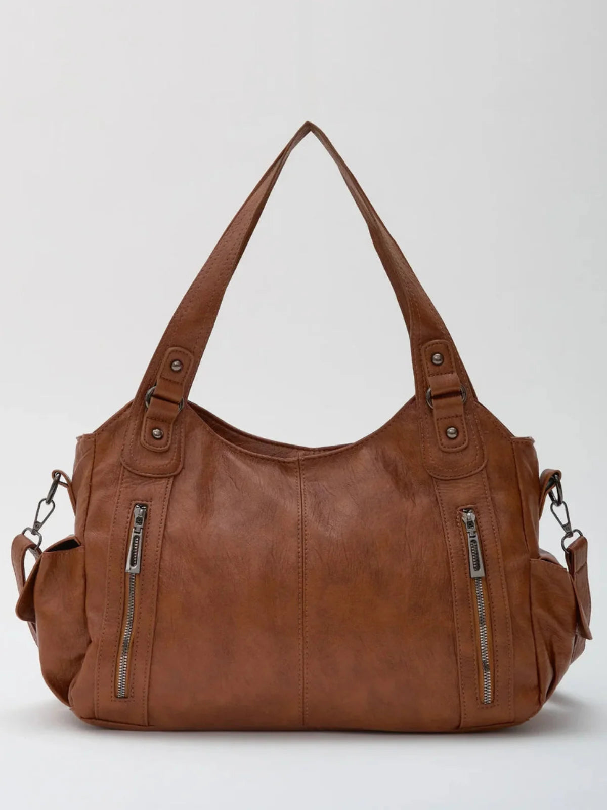 Talya - Bolso de Mano Retro de Cuero Artesanal