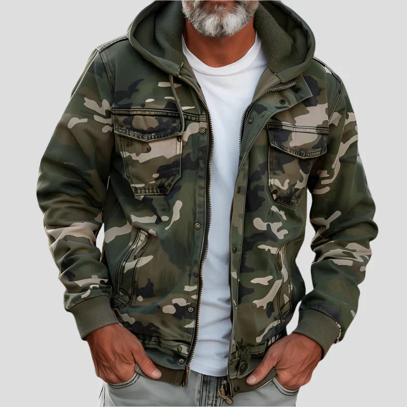 Gilbert - Chaqueta Con Capucha Estilo Militar