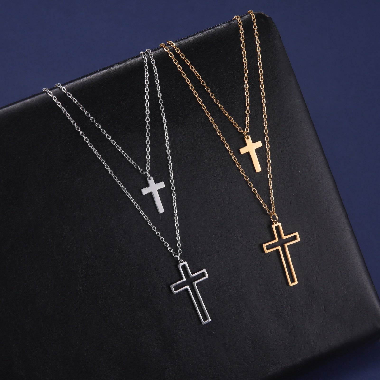 Brasilia - Set Collier de Croix Unisexe