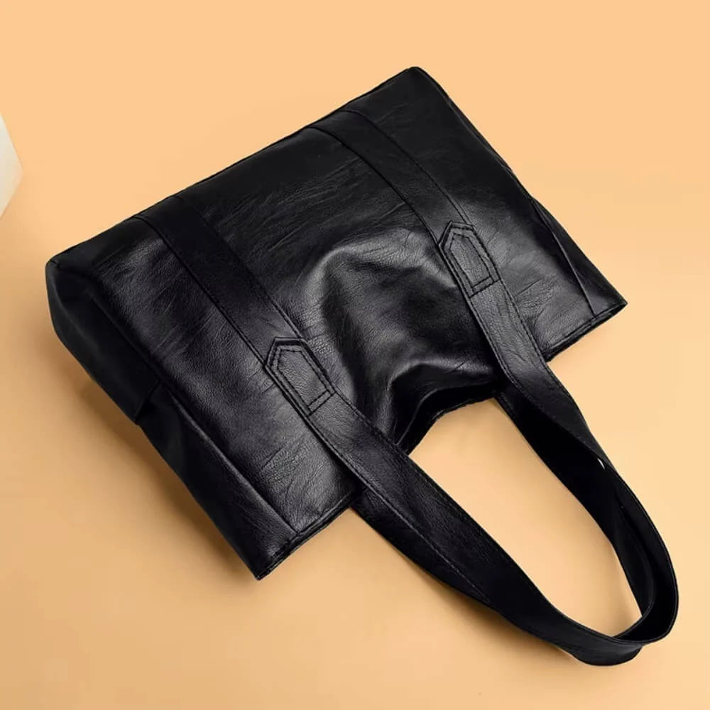 Hedna - Bolso Tote Lujoso Minimalista de Cuero