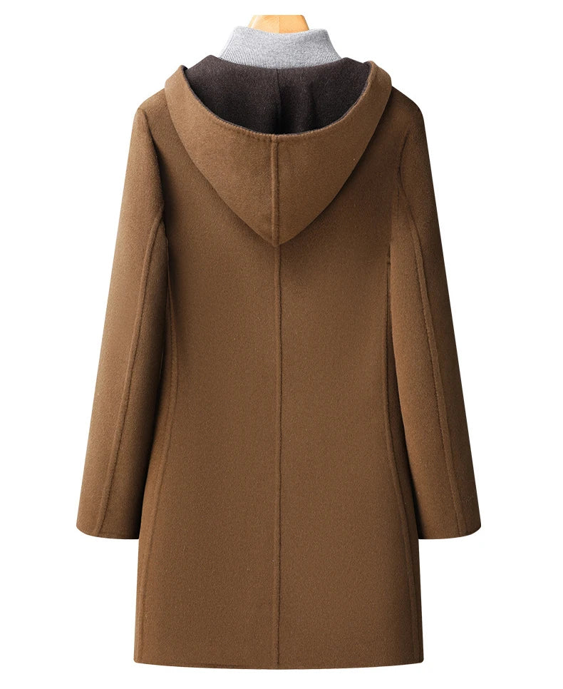 Nelson - Manteau à Capuche en Laine Premium