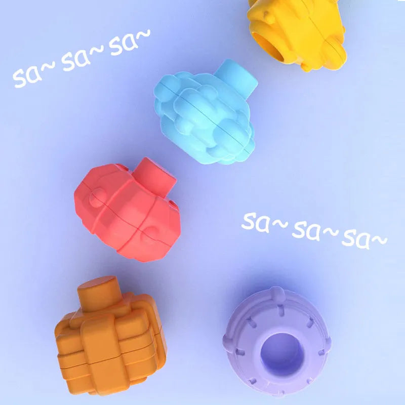 Kuub® Cage Montessori avec Blocs de Formes Sensorielles