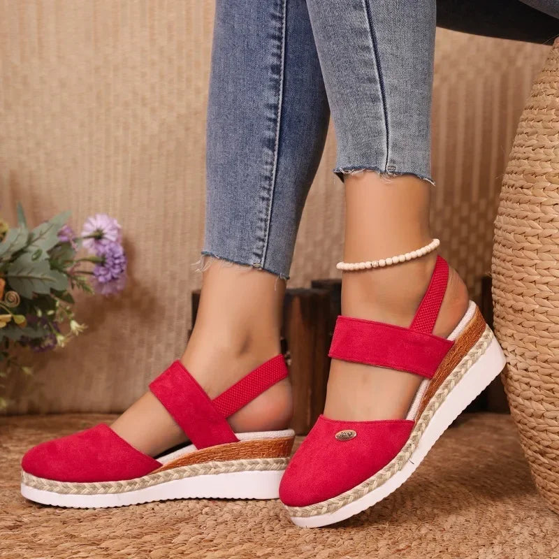 Dalina - Ortopædiske Espadriller med Platform