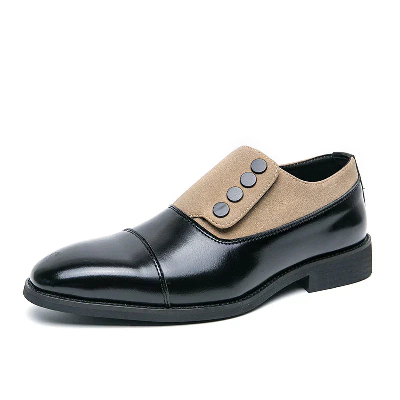 Frédéric - Derbies Boutonnés en Cuir Premium