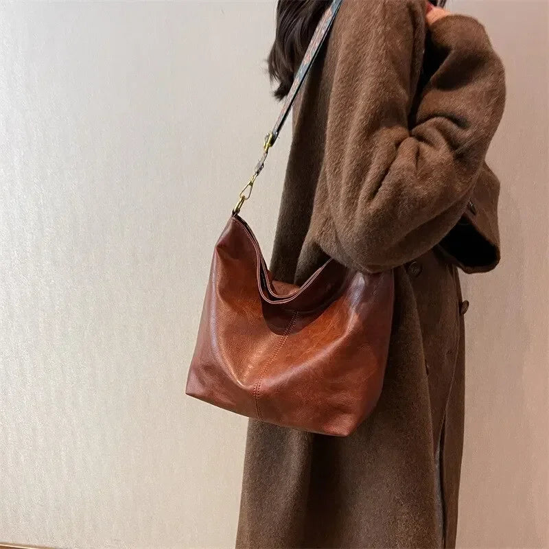 Nasira - Sac Cabas Vintage en Cuir Premium
