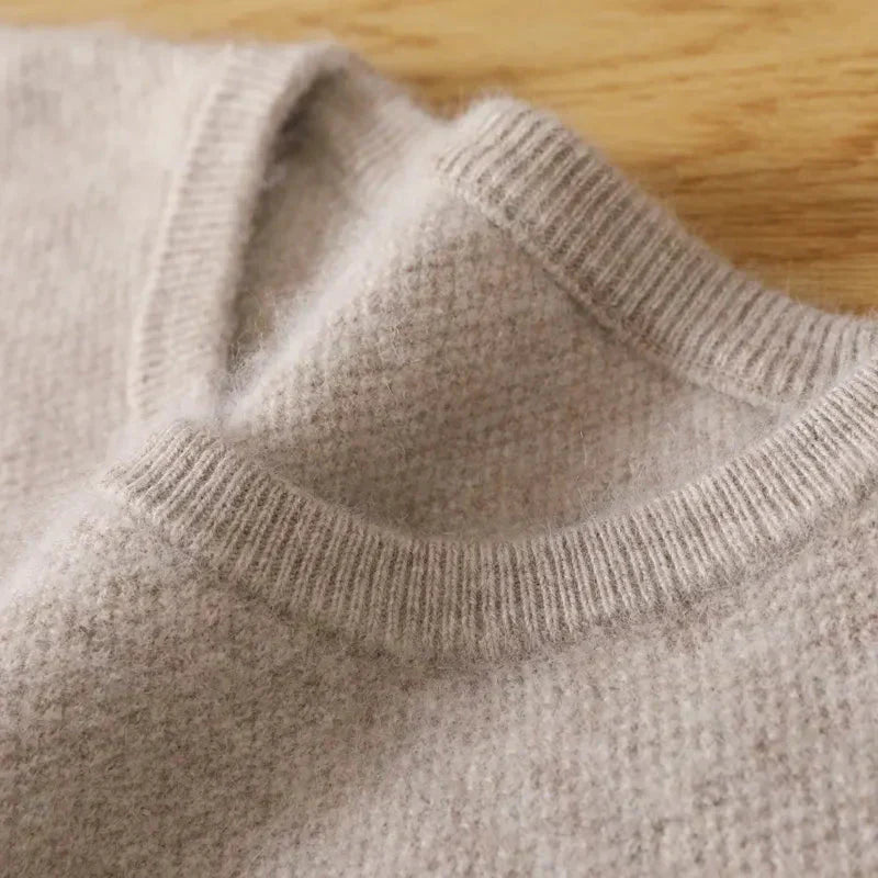 Albert - Pull Classique Col Rond en Cachemire
