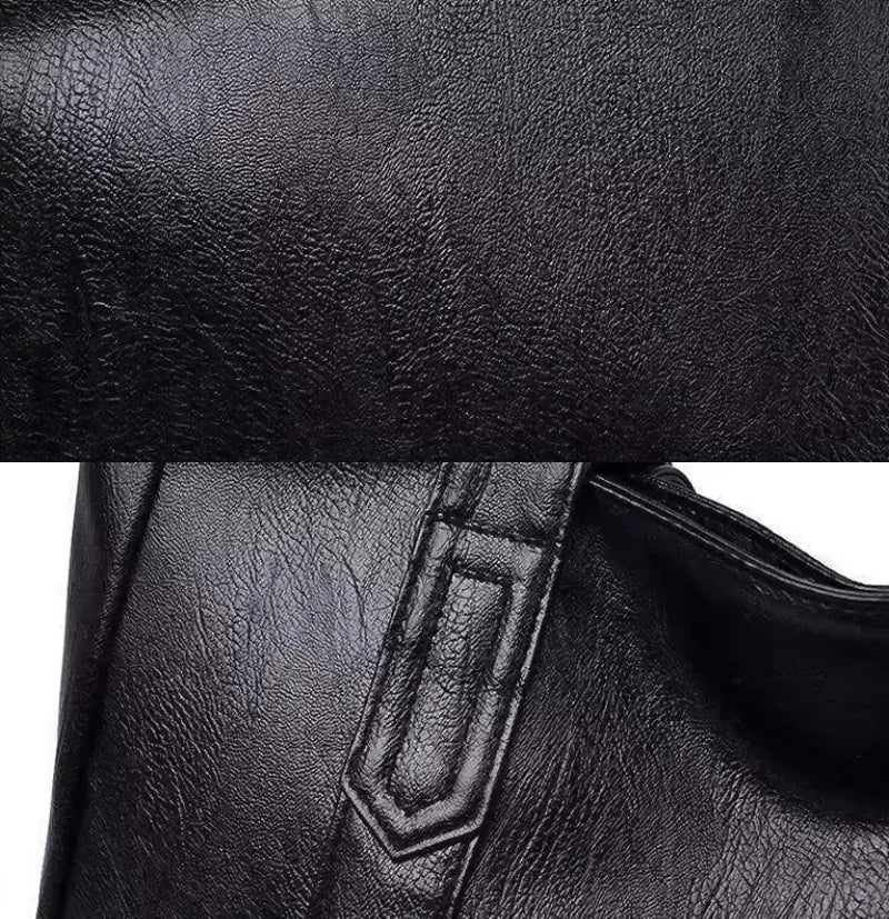Hedna - Bolso Tote Lujoso Minimalista de Cuero