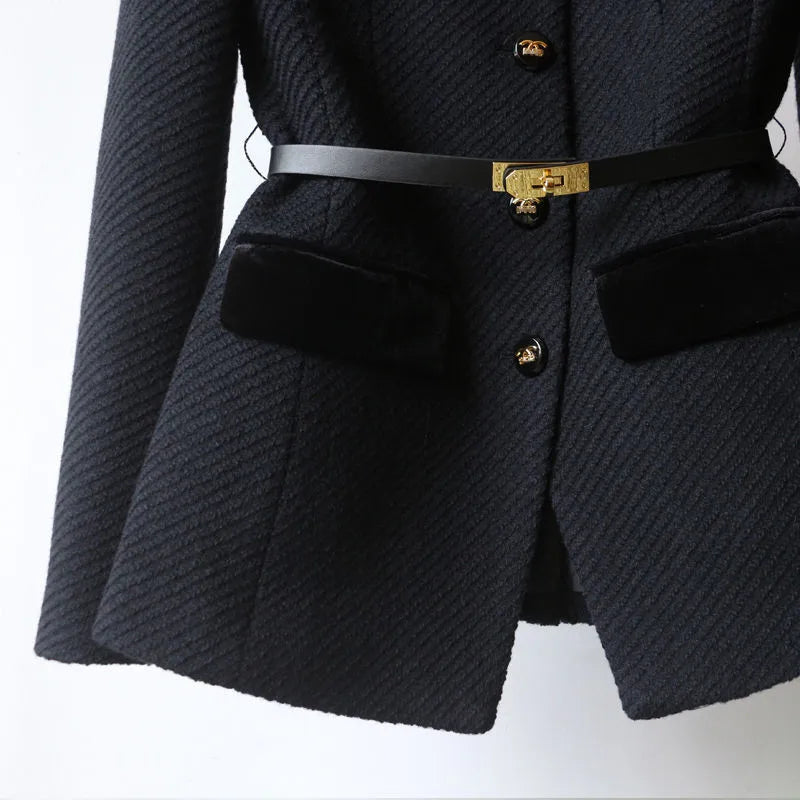 Carmen - Veste Ceinturée Haute Couture