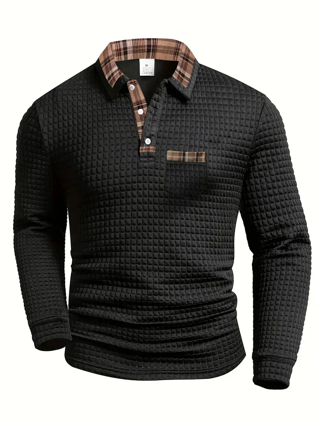 Keylan - Suéter Polo de Algodón Resistente