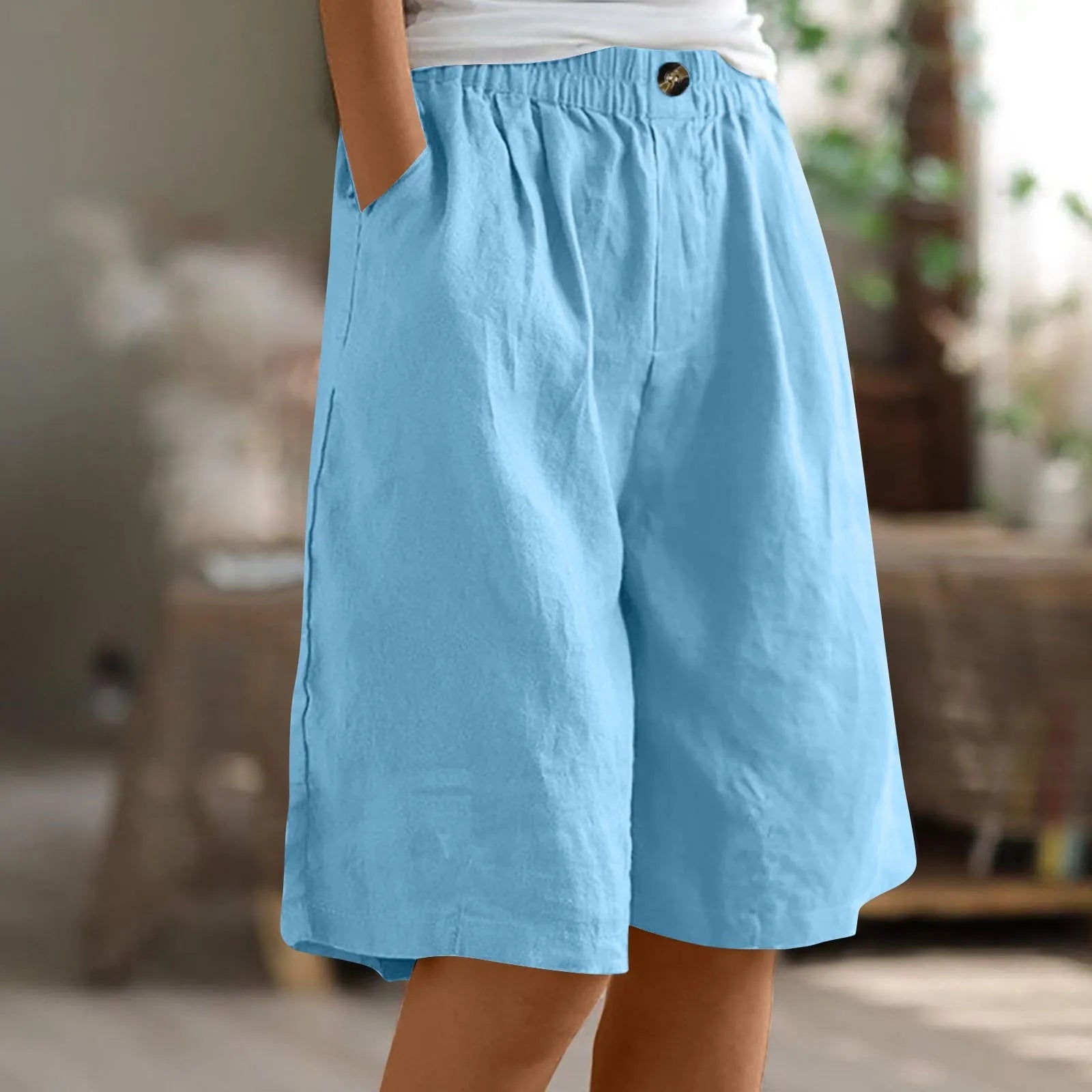 Siloe - Shorts Oversize de Estilo Bohemio