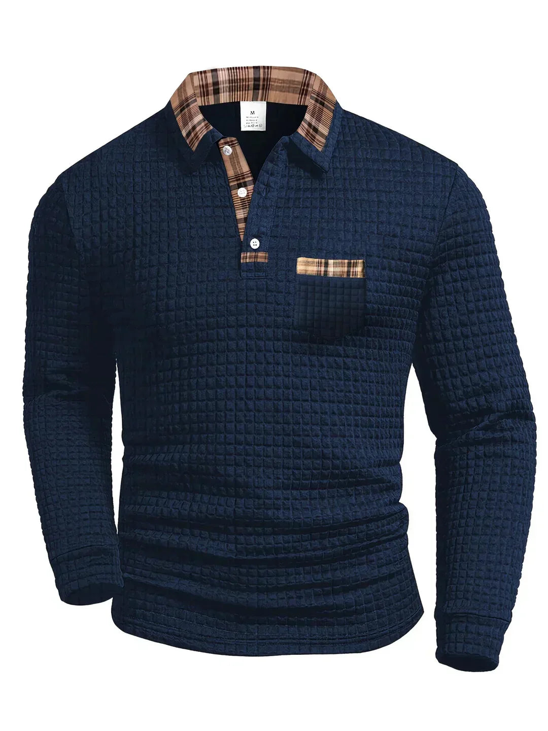 Keylan - Suéter Polo de Algodón Resistente