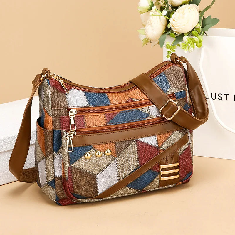 Allegra & Giulia - Elegante Håndlavede Læder Crossbody Tasker