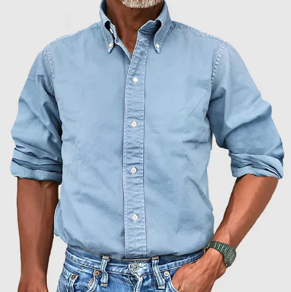 Pieter - Camisa Clásica de Algodón de Alta Calidad