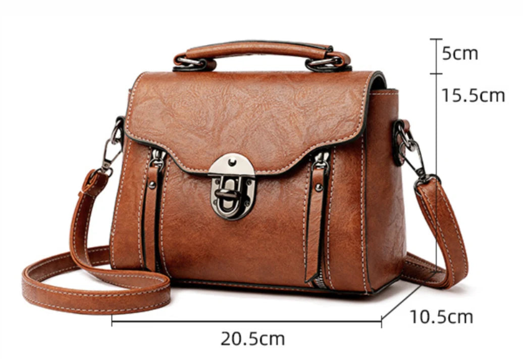 Karin - Bolso Bandolera de Cuero Moderno
