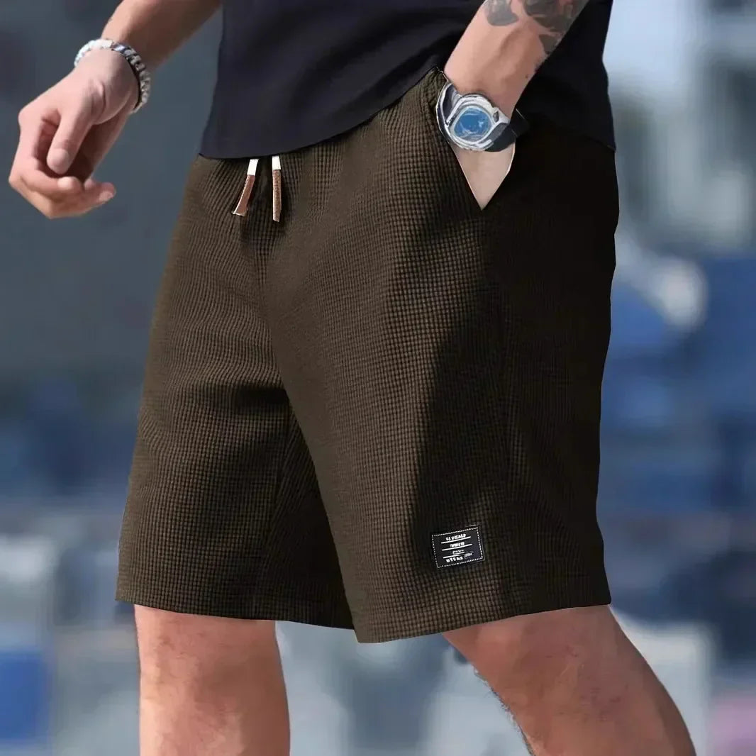 Aronis - Shorts Premium Transpirables con Textura
