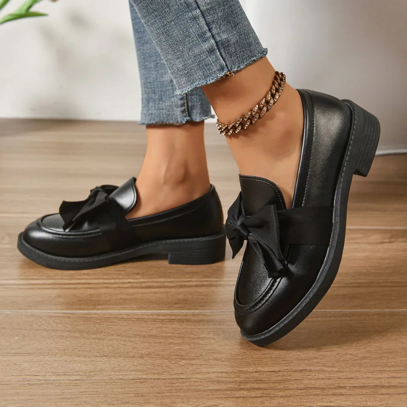 Syuzi - Mocassins Vernis à Nœud Plateforme Confort