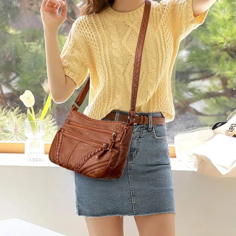 Lavinia - Sac Bandoulière en  Cuir Artisanal